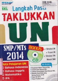 Image of Langkah Pasti Taklukkan UN SMP/MTs 2014