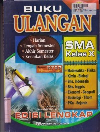Image of Buku Ulangan: untuk SMA Kls. X [KTSP]