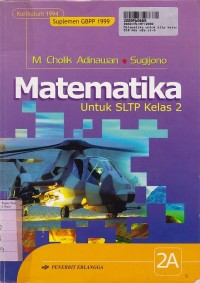 Image of Matematika [Jilid 2a]: untuk SLTP Kls. VIII [Kur. 1994 - GBPP th. 1999]