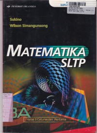 Image of Matematika [Jilid 3a]: untuk SLTP Kls. III Cawu 1 [Kur. th. 1994/GBPP th. 1999]
