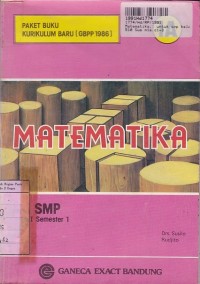 Image of Matematika [Jilid 1a]: untuk SMP Kls. I Sem. 1 [Kur. GBPP th. 1986]