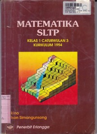 Image of Matematika [Jilid 1c]: untuk SLTP Kls. I Cawu 3 Kur. th. 1994