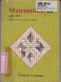 Image of Matematika [Jilid 2a]: untuk SMA Program Ilmu-ilmu Fisik & Biologi