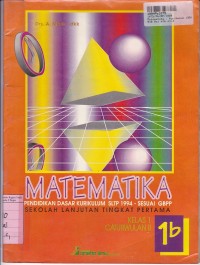 Image of Penuntun Belajar Matematika [JIlid 2]: untuk SLTP Kls. II Cawu 1, 2 & 3 - Kur. GBPP th. 1994