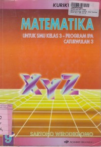 Image of Matematika [Jilid 9]: untuk SMU Kls III Cawu 3 [Prog. IPA - Kur. th. 1994]