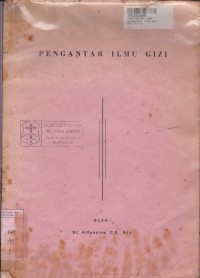 Image of Pengantar Ilmu Gizi