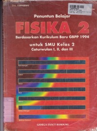 Image of Penuntun Belajar Fisika [Jilid 2]: untuk SMU Kls. II Cawu 1, 2 & 3 [Kur. Baru GBPP th. 1994]