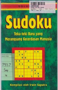Image of Sudoku [Vol. 8]: Teka Teki Baru yang Merangsang Kecerdasan Manusia