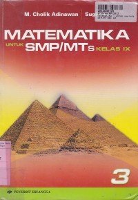 Image of Matematika [Jilid 3]: untuk SMP/MTs Kls. IX