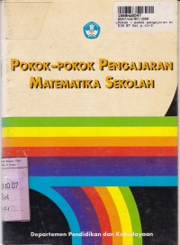 Image of Pokok-pokok Pengajaran Matematika Sekolah