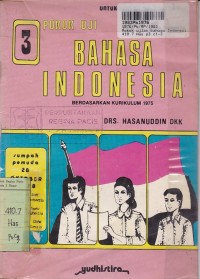 Image of Pokok Uji Bahasa Indonesia [Jilid 3]: untuk SMP Kls. III [Kur. th. 1975]