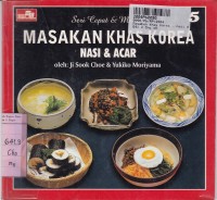 Image of Seri Cepat & Mudah: Masakan Khas Korea Sayuran & Mi [Jilid 4]