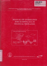 Image of Manual of Guidelines for Scoping EIA in Tropical Wetlands