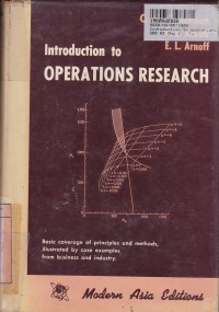 Image of Indroduction to Operations Research