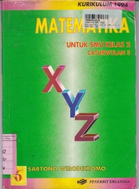 Image of Matematika [Jilid 6]: untuk SMU Kls. XI Cawu 3 [Kur. th.  1994]