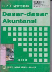 Image of Dasar-dasar Akuntansi [Jilid  3]