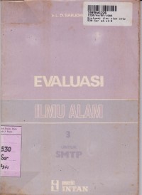 Image of Evaluasi Ilmu Alam [Jld 3]: untuk SMTP