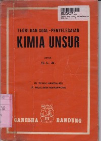 Image of Teori & Soal - Penyelesaian: Kimia Unsur untuk SLA