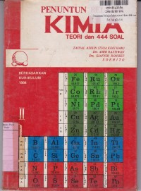 Image of Penuntun Belajar Kimia Teori & 444 Soal [Jld 2]: untuk SMA [Kur. th. 1984]