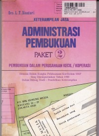 Image of Administrasi Pembukuan [Paket 2]: Pembukuan dalam Perusahaan Kecil/Koperasi
