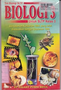 Image of Biologi [Jilid 3]: untuk SLTP Kls. III [Kur. th. 1994 Suplemen th. 1999]