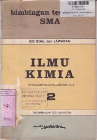 Image of Bimbingan Tes Ilmu Kimia [Jld. 2]: untuk  SMA Kls. II [632 Sola & Jawaban - Kur th. 1975]
