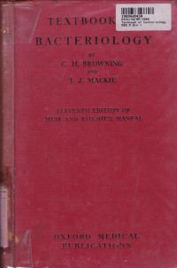 Image of Textbook of Bacteriology