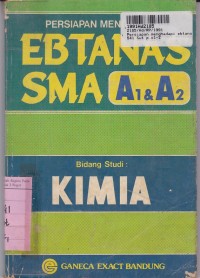 Image of Persiapan Ebtanas SMA A1 & A2 [Bidang Studi Kimia]