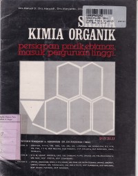 Image of Skema Kimia Organik: Persipan PMDK, Ebtanas, Masuk Perguruan Tinggi