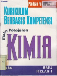 Image of Panduan Pembelajaran KBK: untuk SMU Mata Pelajaran Kimia Kls. I