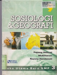 Image of Sosiologi dan Geografi [Jilid 3]: Teks Utama SMP Kls. IX
