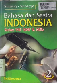 Image of Bahasa dan Sasta Indonesia Kls. VIII SMP dan MTs Sem. 2