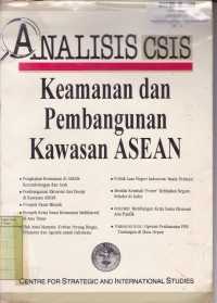 Image of Keamanan dan Pembangunan Kawasan Asean [Analisis CSIS]