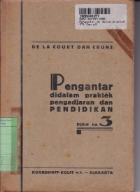 Image of Pengantar di Dalam Praktek Pengajaran dan Pendidikan [Jilid 3]