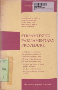 Image of Streamlining Parliamentary Procedure