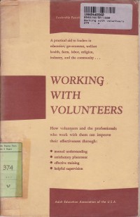 Image of Working with Volunteers