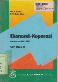 Image of IPS Ekonomi Koperasi untuk SMP Kls. III Sem. 5 & 6 [Pendekatan CBSA - Kur. GBPP th. 1987]