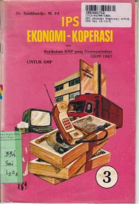 Image of IPS Ekonomi Koperasi [Jilid 3]: untuk SMP Kls. III