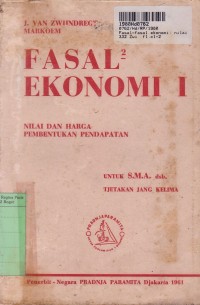 Image of Fasal-fasal Ekonomi [1]: Nilai dan Harga Pembentukan Pendapatan