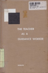 Image of The Teacher as a Guidance Worker