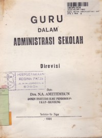 Image of Guru dalam Administrasi Sekolah