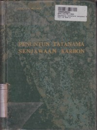 Image of Penuntun Tatanama Senjawaan Karbon