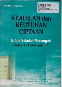 Image of Keadilan dan Keutuhan Ciptaan: untuk Sekolah Menengah kls. 3
