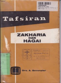 Image of Tafsiran Alkitab: Zakharia dan Hagai