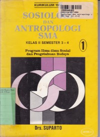 Image of Sosiologi dan Antropologi [Jilid 1]: untuk SMA kls. 2