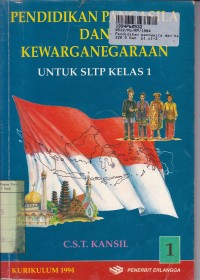 Image of Pendidikan Pancasila dan Kewarganegaraan [Jilid 1]: untuk SLTP Kls. I [Kur. th. 1994]