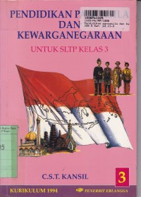 Image of Pendidikan Pancasila dan Kewarganegaraan [Jilid 3]: untuk SLTP Kls. III [Kur. th 1994]