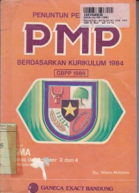 Image of Penuntun Pelajaran Pendidikan Moral Pancasila [PMP]: SMA Kls. II Sem. 3 & 4 [GBPP th. 1986]