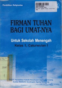 Image of Firman Tuhan Bagi Umat-Nya: untuk Sekolah Menengah kls. 1