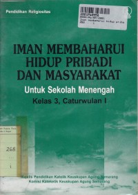 Image of Iman Membaharui Hidup Pribadi dan Masyarakat: untuk Sekolah Menangah